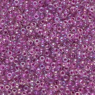 Miyuki seed beads 11/0 - Raspberry lined crystal ab 11-264
